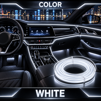 🚗✨ Car Interior LED Strip Lights – Ultra-Slim Ambient Lighting in 9 Colors