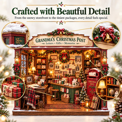 📮 Grandma’s Christmas Post DIY Miniature Kit 🎄 Cozy Vintage Holiday Scene