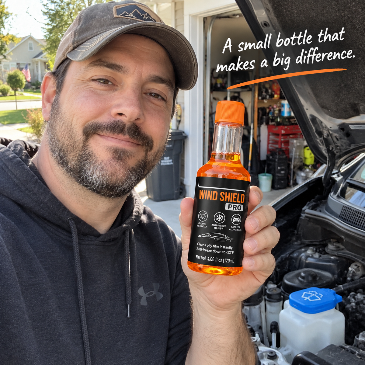 🚗 Windshield Pro All-Season Washer Concentrate – Road Film & Grime Cleaner