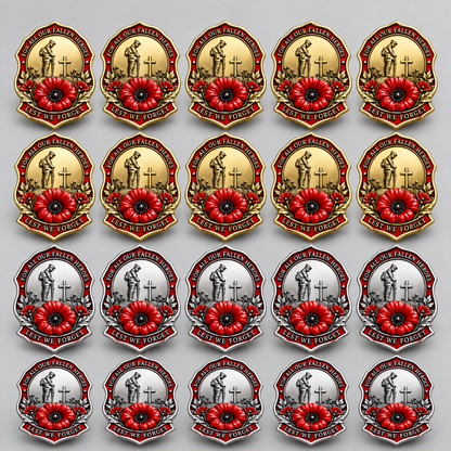 🎖️Limited Edition Red Poppy Remembrance Brooch– For All Our Fallen Heroes🌺