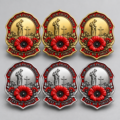 🎖️Limited Edition Red Poppy Remembrance Brooch– For All Our Fallen Heroes🌺