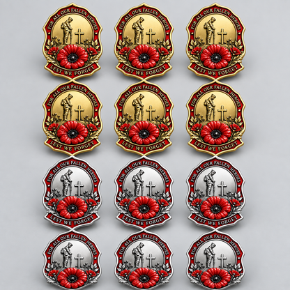 🎖️Limited Edition Red Poppy Remembrance Brooch– For All Our Fallen Heroes🌺