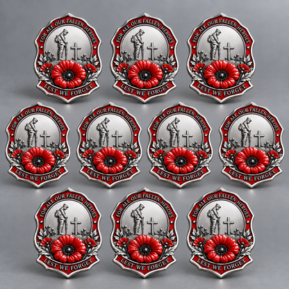 🎖️Limited Edition Red Poppy Remembrance Brooch– For All Our Fallen Heroes🌺
