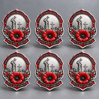 🎖️Limited Edition Red Poppy Remembrance Brooch– For All Our Fallen Heroes🌺