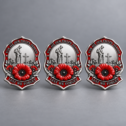 🎖️Limited Edition Red Poppy Remembrance Brooch– For All Our Fallen Heroes🌺