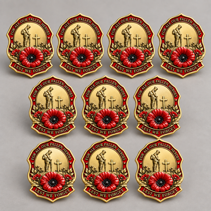 🎖️Limited Edition Red Poppy Remembrance Brooch– For All Our Fallen Heroes🌺