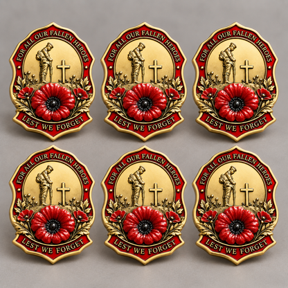 🎖️Limited Edition Red Poppy Remembrance Brooch– For All Our Fallen Heroes🌺