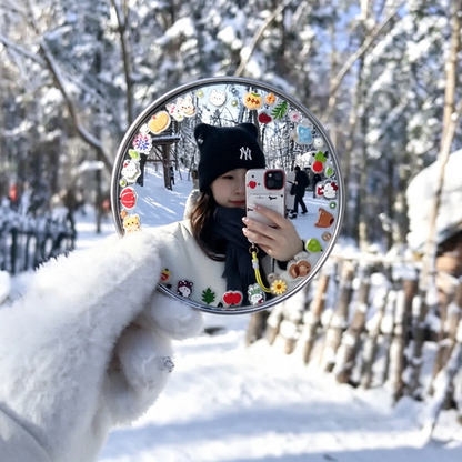 Selfie Convex Mirror, Handheld High-Definition Wide-Angle Selfie Mirror 📸