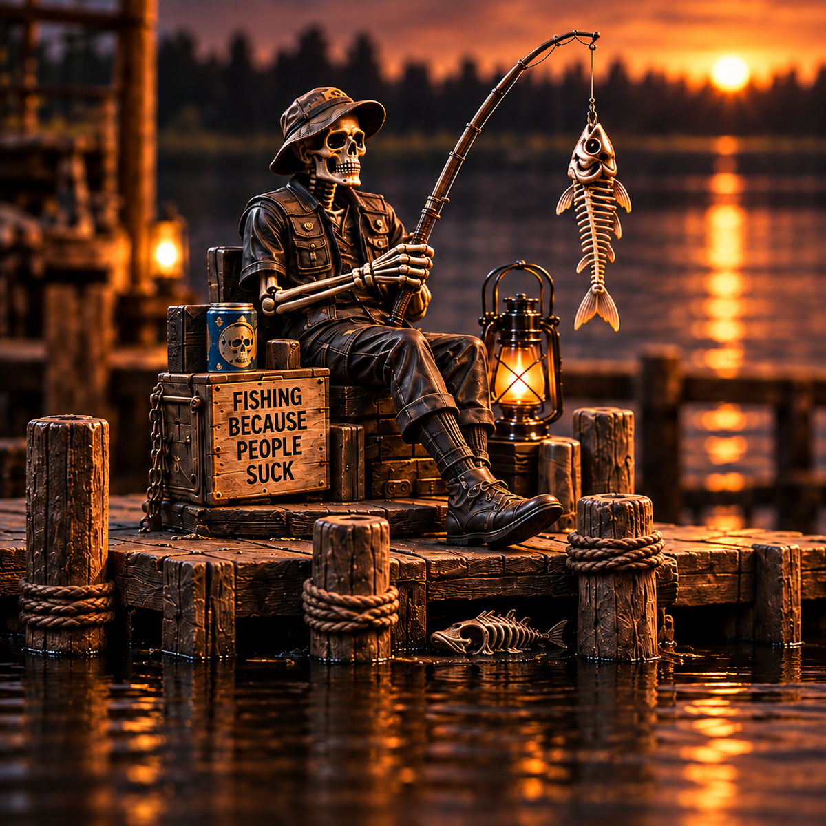 💀🔥 Bad to the Bone – 6 Funny Skeleton Collectibles | Unique Gifts for Men & Man Cave Decor 🎁