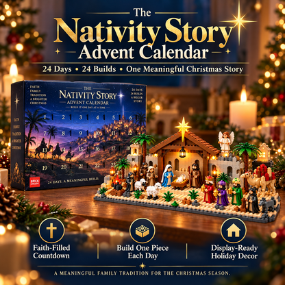 🎄✨ 24-Day Nativity Advent Calendar – Build the Christmas Story, One Day at a Time! ✝️🧱