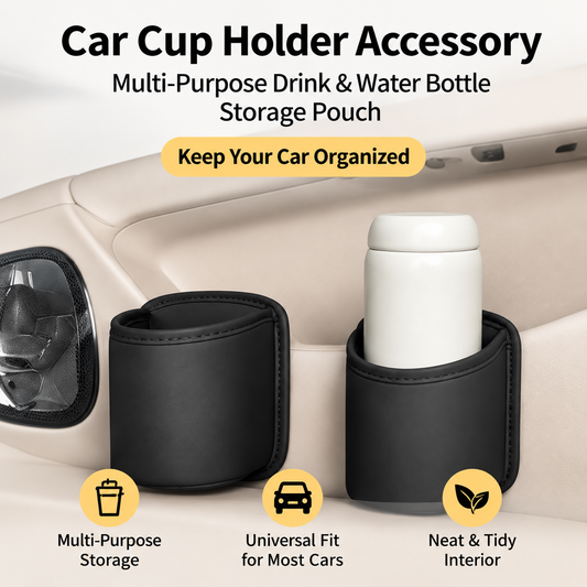 Universal Car Cup Holder Organizer Pouch