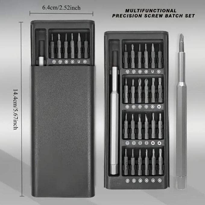 🛠️ Premium 24-in-1 Precision Screwdriver Set – Magnetic Repair Tool Kit for Electronics & Everyday Fixes ✨