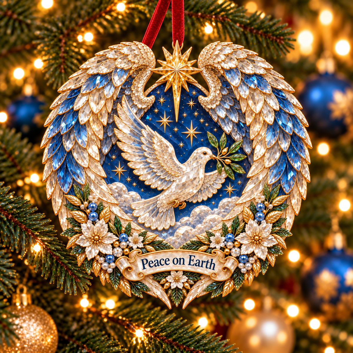 Wings of Faith – Christian Christmas Ornaments in 6 Inspirational Designs