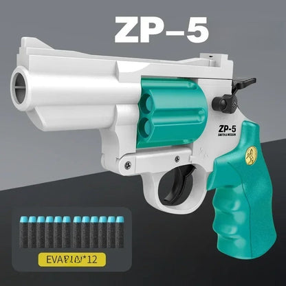 🎯 Realistic Toy Dart Revolver – Dart Blaster for Target Practice & Play ✨