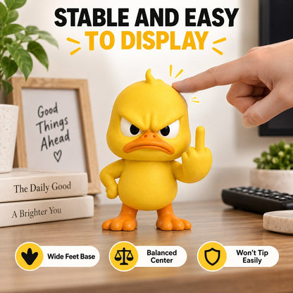 🦆 Angry Duck Desk Figurines – Sarcastic Funny Decor for Office & Home