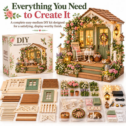 🌸 Build Your Own Cozy Cottage Porch Garden 🪑