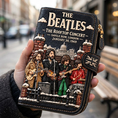 Rooftop Concert Commemorative Leatherette Wallet