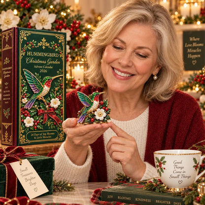 Advent Calendar 2026优化 🐦🎄 Hummingbird Christmas Garden Advent Calendar 2026 – 24 Days of Blooming Holiday Joy 🌸