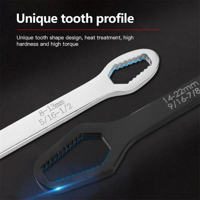 🔥Hot Sale 49%✅️Universal Double-head Self-tightening Wrench🔧8-22mm