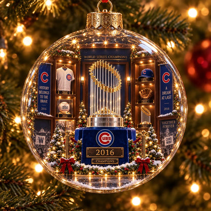 ⚾ Fly the W Light-Up Baseball Christmas Ornament | 8 Styles – 4