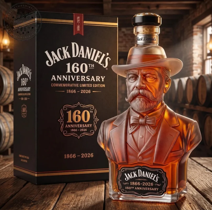 Jack Daniel's 2026 160th-Anniversary Bust Glass Decanter