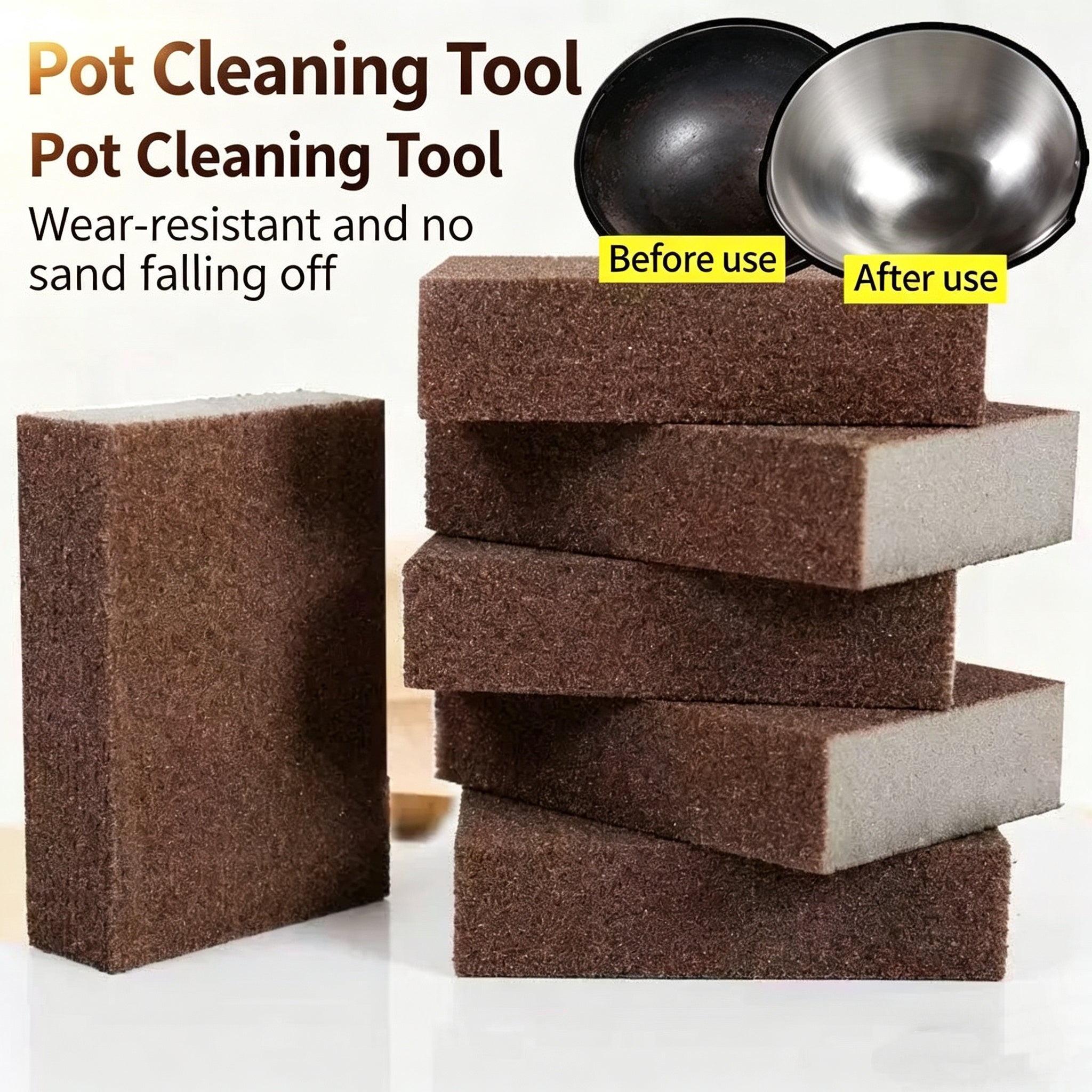 49% OFF This Week Promotions🎉-Brown Sponge Scrubber🧽