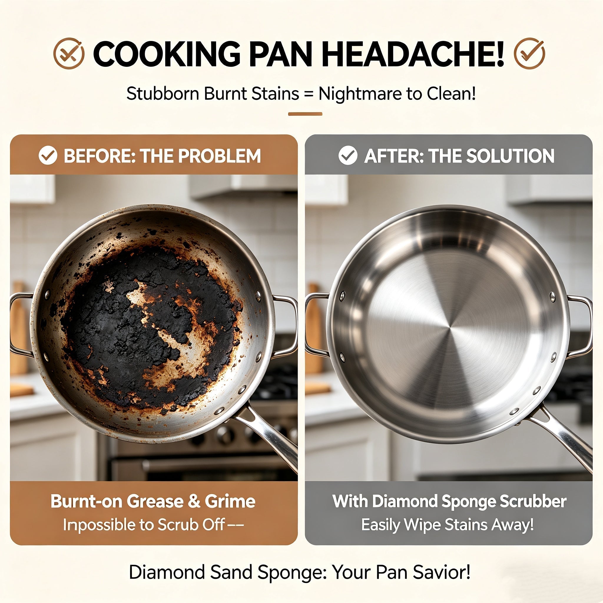 49% OFF This Week Promotions🎉-Brown Sponge Scrubber🧽