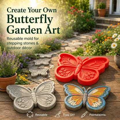 🌻 Reusable Animal-Themed Garden Art Mold – DIY Concrete Stepping Stone & Outdoor Decor ✨