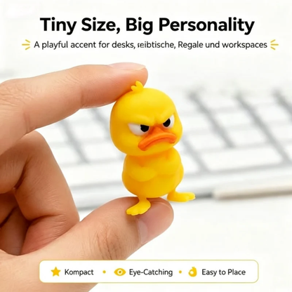 🦆 Angry Duck Desk Figurines – Sarcastic Funny Decor for Office & Home