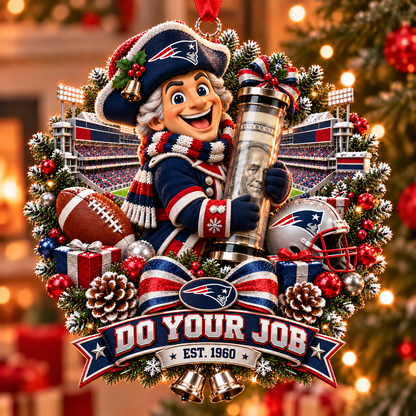 🏈🎄 Football Team Money Surprise Ornament