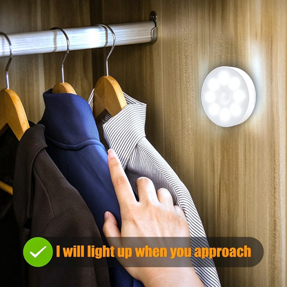 6 Pcs Motion Sensor Light, Rechargeable Night Light 💡