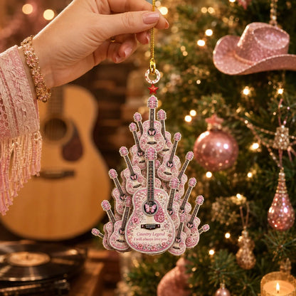🎄 🎸 Queen of Country 1946-2026 “Timeless Spirit” Hanging Ornament
