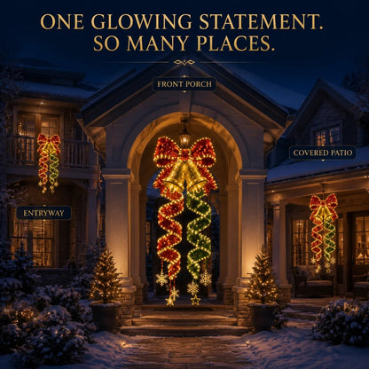 🎄✨ Christmas Magic Spiral Hanging LED Lights – Festive Holiday Glow Collection 💫