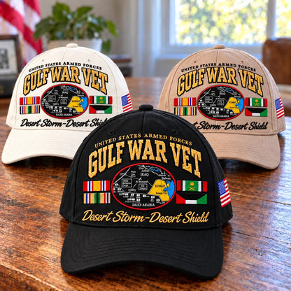 🏆 Last Day 49% OFF! - 🏜️Gulf War Veteran Tribute Cap