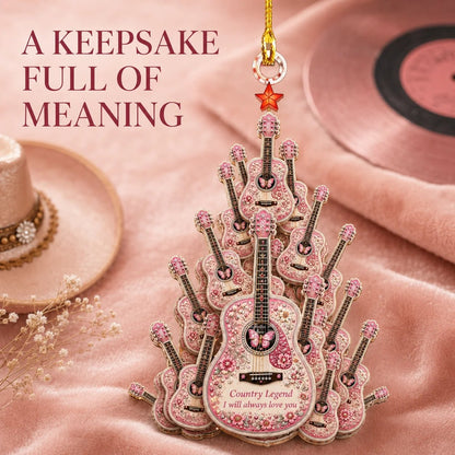🎄 🎸 Queen of Country 1946-2026 “Timeless Spirit” Hanging Ornament