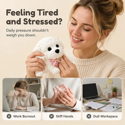 🧸🐶 Cute Squeeze Teddy Dog – Soft, Squishy & Perfect for Stress Relief ✨