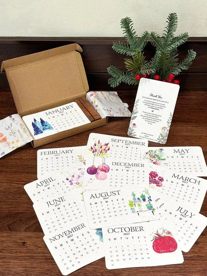 ✨⏳ Last Day Promotion🌱Eco-Friendly Plantable ''Timeless'' Seed Calendar 2027