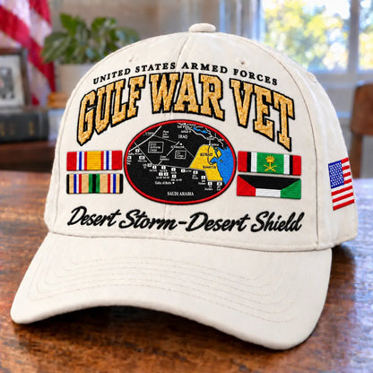 🏆 Last Day 49% OFF! - 🏜️Gulf War Veteran Tribute Cap
