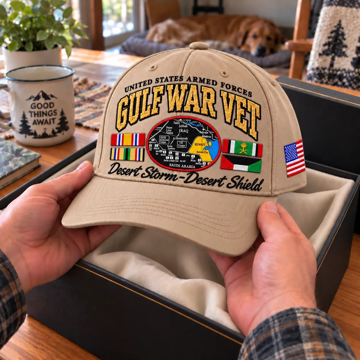 🏆 Last Day 49% OFF! - 🏜️Gulf War Veteran Tribute Cap
