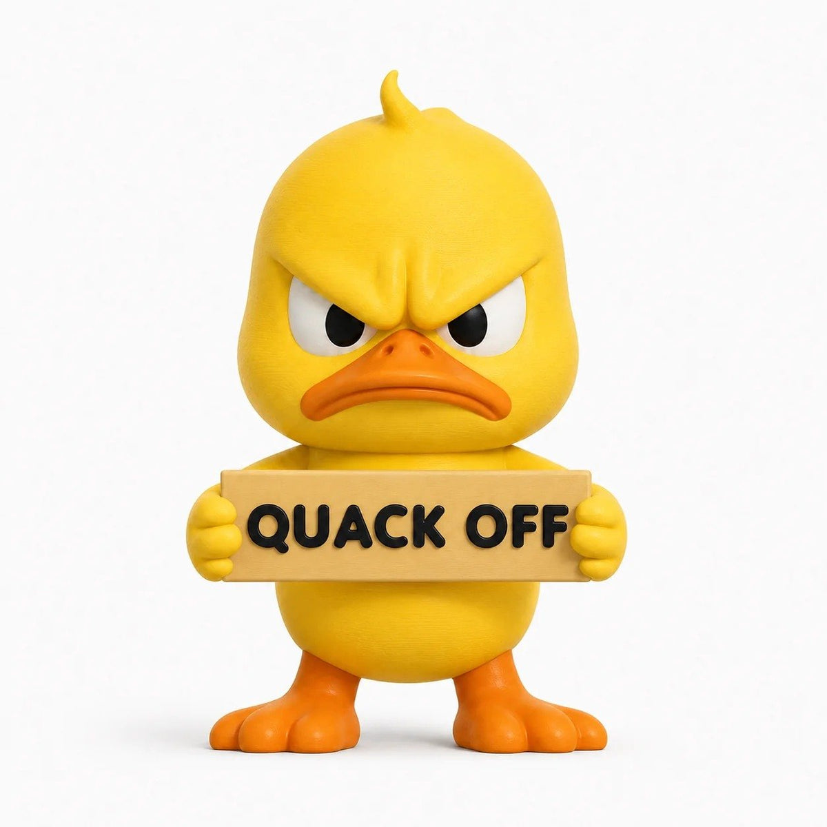 🦆 Angry Duck Desk Figurines – Sarcastic Funny Decor for Office & Home