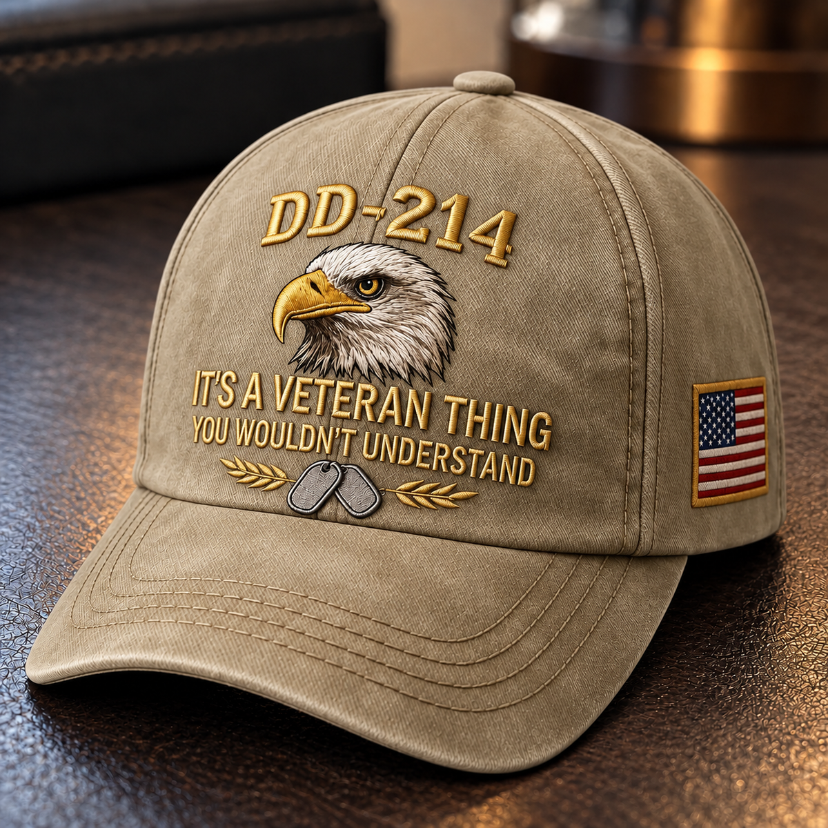 🔥 50% OFF — Handmade DD-214 Veteran Honor Embroidered Cap 🇺🇸 | Buy 2, Get Free Shipping