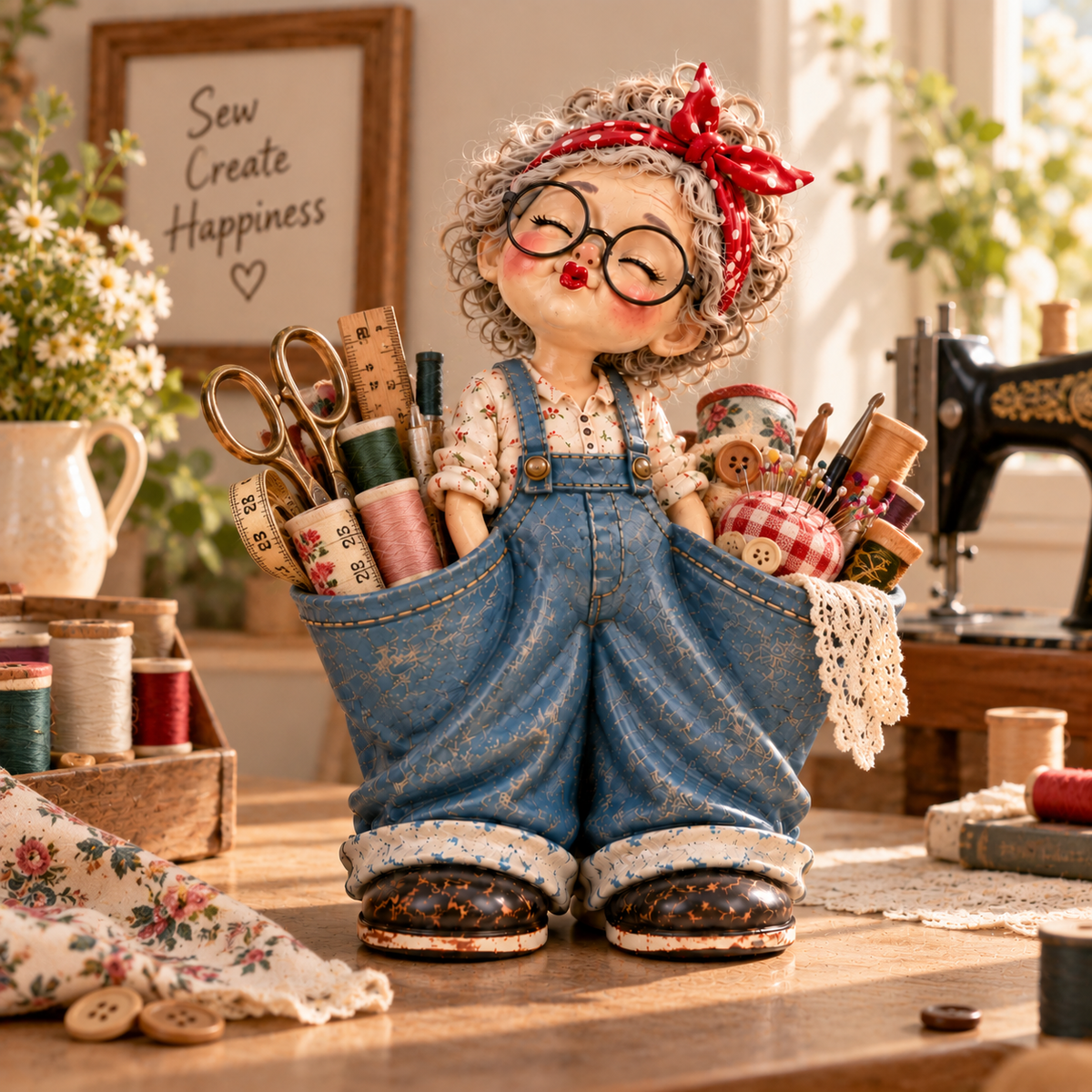 ❤️ Retro Girl Multi-Purpose Organizer & Cute Home Decor
