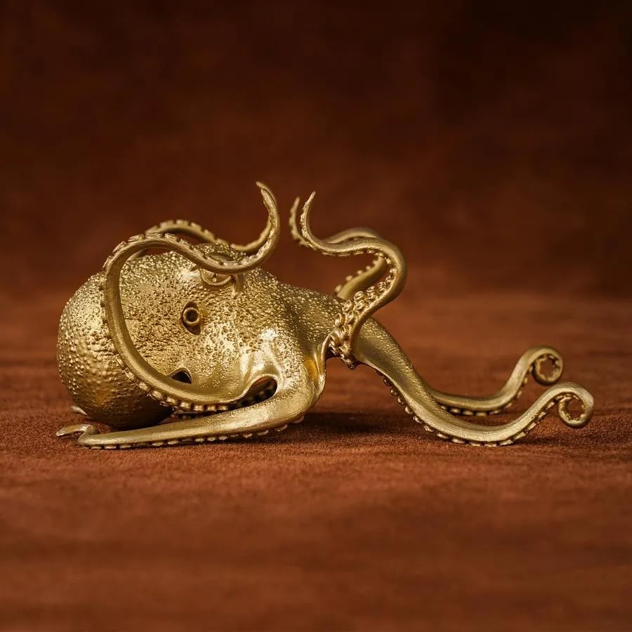 🐙 Octopus Phone Stand & Pen Holder – Playful Desktop Organizer ✨