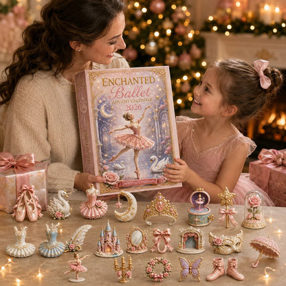 CHRISTMAS KICKOFF 50% OFF - Enchanted Ballet Advent Calendar 2026 - 24-Day Festive Countdown, Acrylic Charms Blind Box - Gift For Ballet Lovers