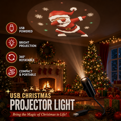 🎄✨ Plug & Play HD Holiday Projector – Christmas, Halloween & Faith Scenes