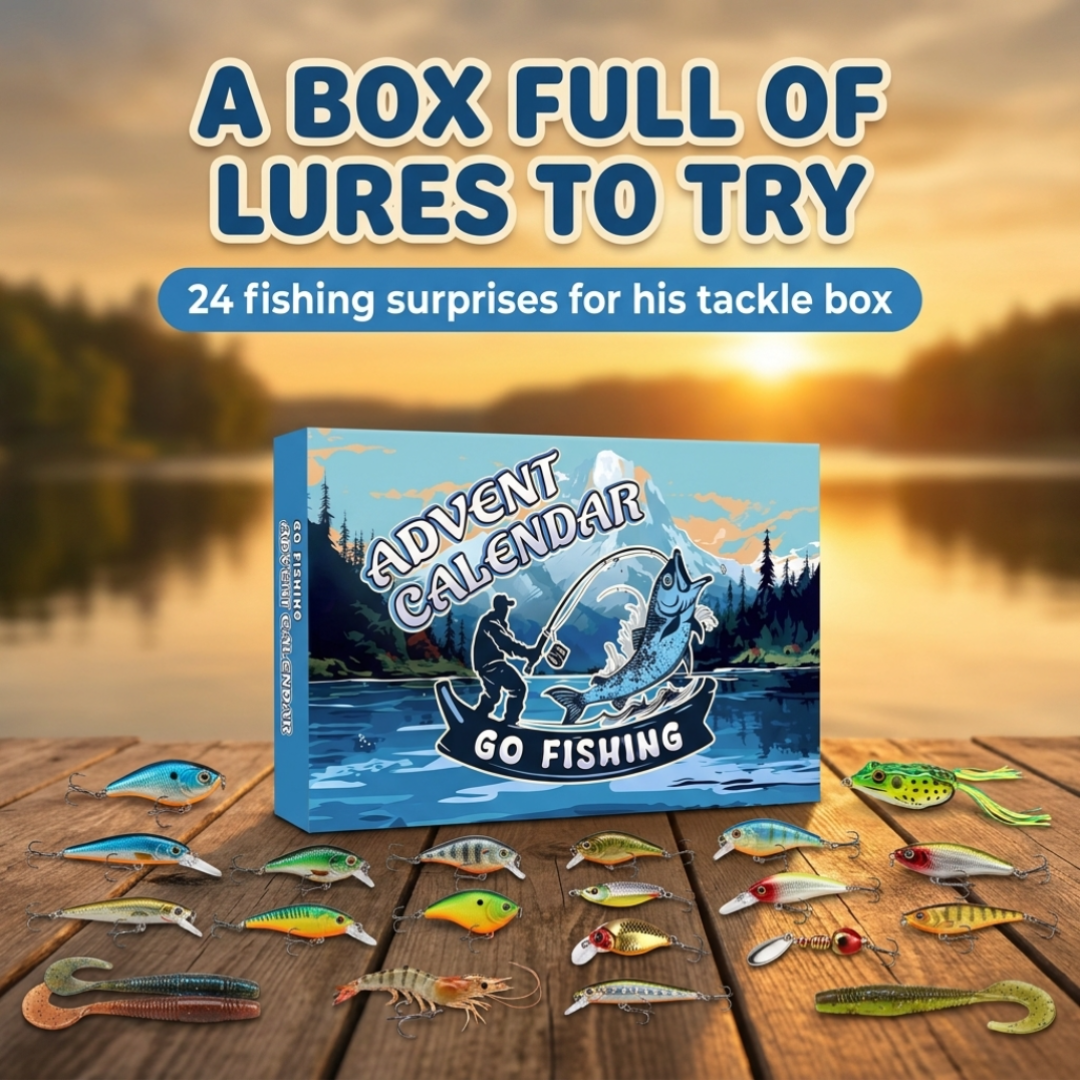🔥 50% OFF 🎣 Fishing Advent Calendar – 24 Days of Lures & Angler Surprises 🎄