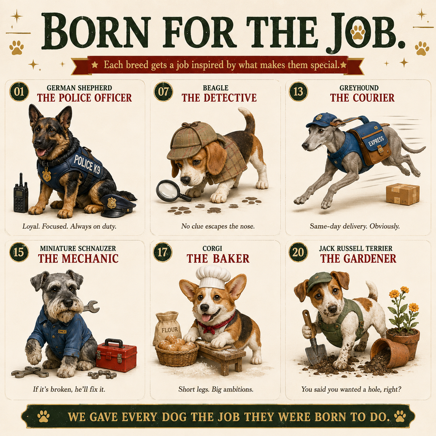 German Shepherd police officer dog miniature