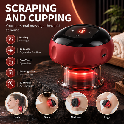 💆 Smart Cupping Massager – Targeted Massage for Tired Muscles ✨