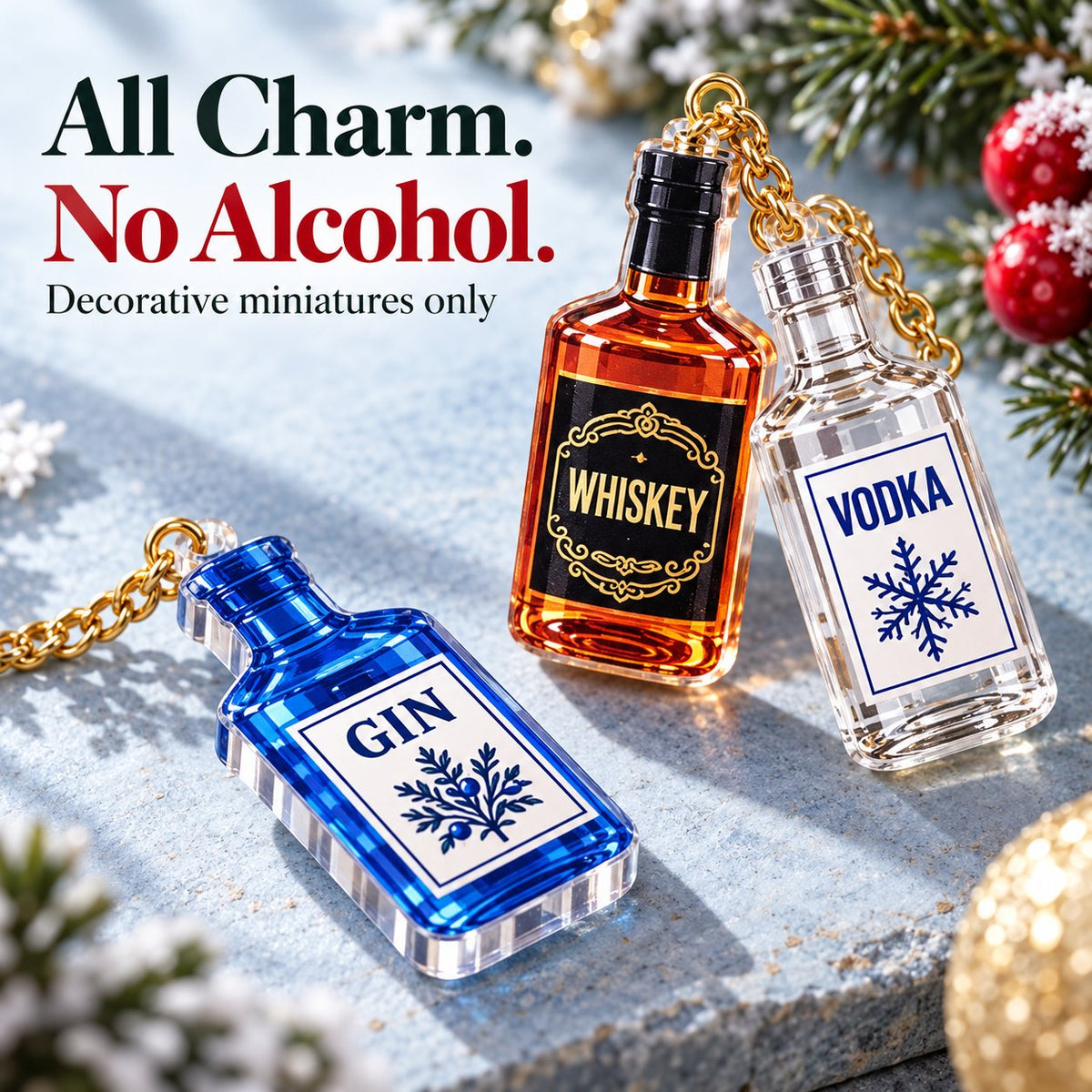 🍸24 Mini Cocktail Charms for Your Bar Cart