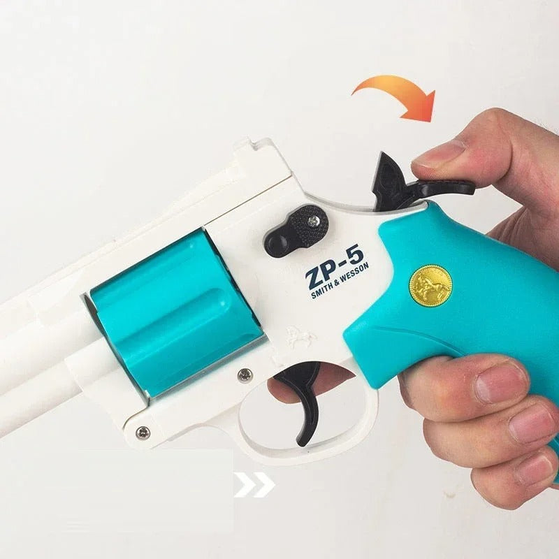 🎯 Realistic Toy Dart Revolver – Dart Blaster for Target Practice & Play ✨